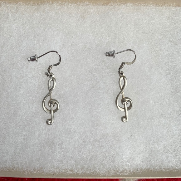 Amos Pewter Earrings - Picture 1 of 3